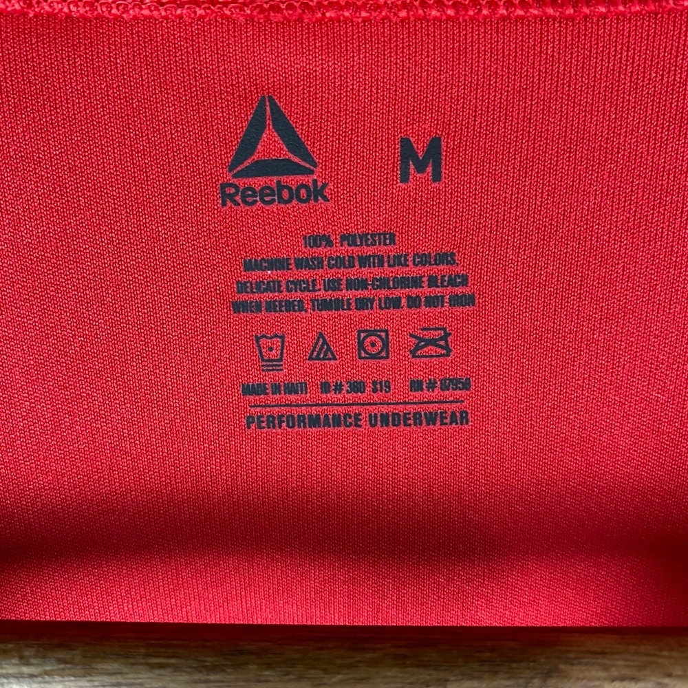 (NWT) Reebok Red Short Sleeve Tee - Picture 3 of 6